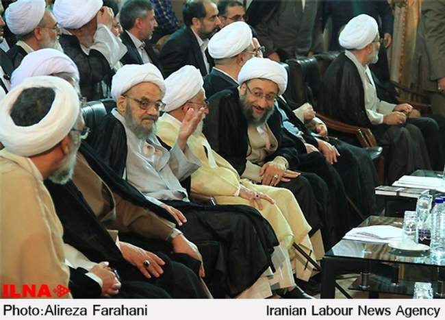 مراسم تودیع و معارفه تعدادی از مسئولین سابق و جدید قوه‌قضاییه