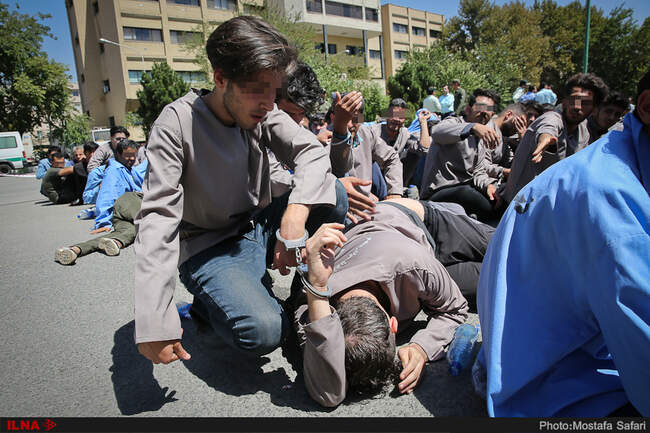 دستگیری سارقان حرفه ای، خرده فروشان و معتادان متجاهر