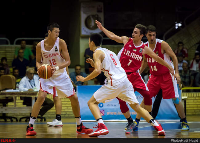 بیست و چهارمین دوره مسابقات قهرمانی بسکتبال جوانان آسیا: ایران - چین
