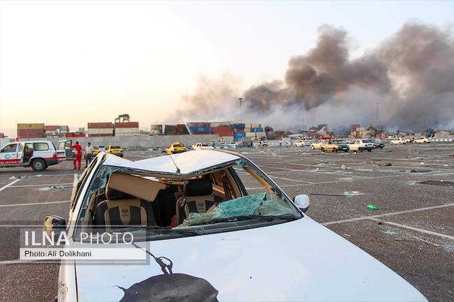 حادثه بندر شهید رجایی بندرعباس - 15
