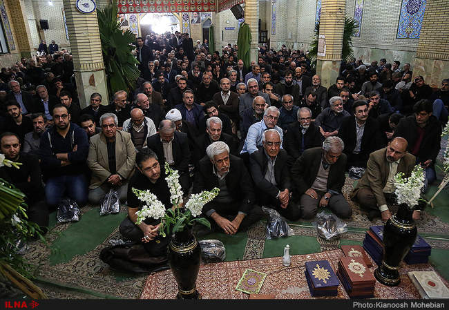 حضور چهره‌های اصلاح‌طلب در مراسم ختم مادر زهرا رهنورد