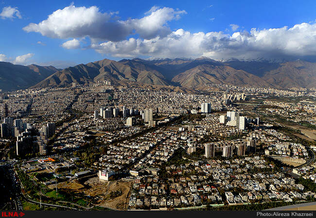 تهران پس از باران
