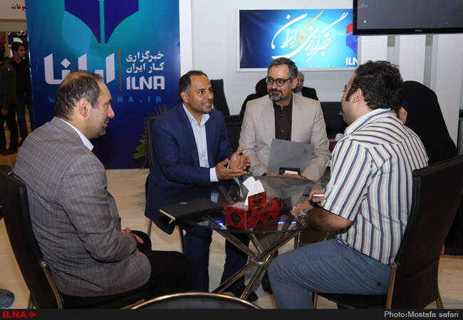 مهمانان غرفه ایلنا در هفتمین روز نمایشگاه مطبوعات و خبرگزاری‌ها/1