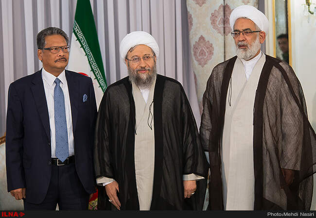 دیدار رئیس قوه قضائیه  با داتوسری افندی بن‌علی حاجی، دادستان کل کشور مالزی