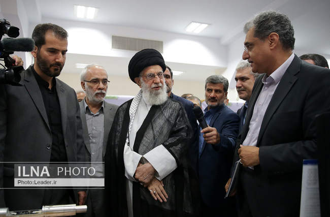 بازدید رهبر انقلاب از نمایشگاه شرکت‌های دانش‌بنیان و فناوری‌های ب