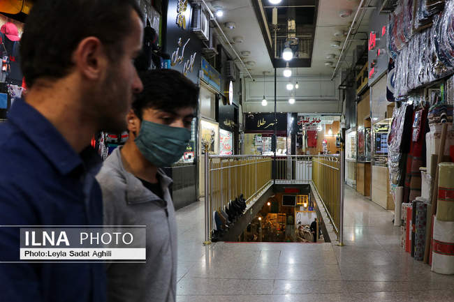 کرونا شلوغ ترین بازار شمال‌تهران را خلوت کرد 