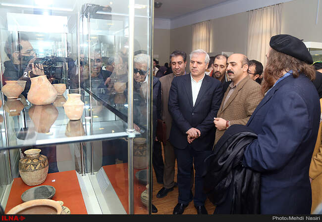 نمایش اشیای فرهنگی تاریخی استرداد شده ایران از ایتالیا در موزه ملی ایران