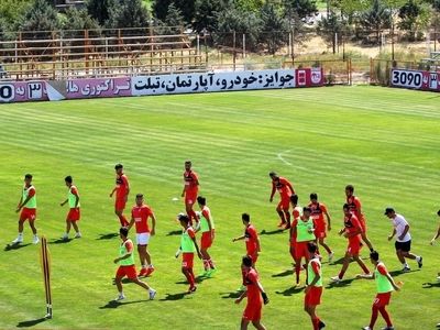 گزارش تصویری تمرین صبح امروز تراکتورسازی