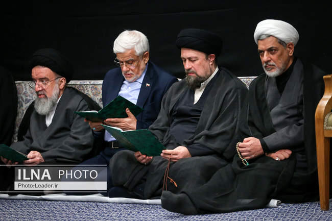 مراسم بزرگداشت شهدای جنگ تحمیلی ۱۲ روزه با حضور رهبر انقلاب