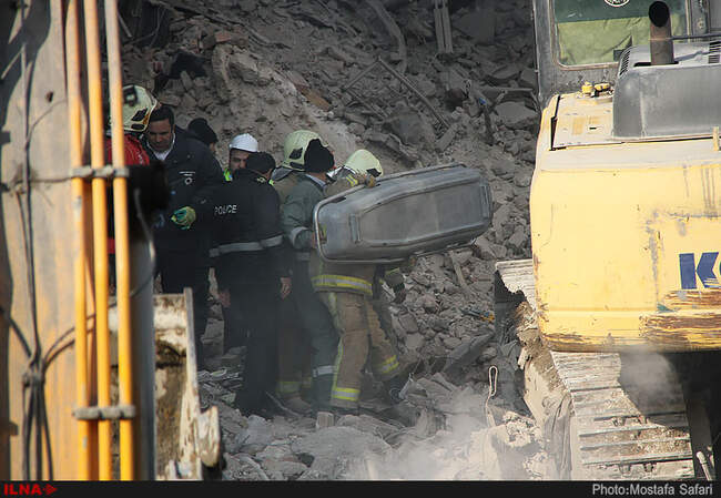 هفتمین روز حادثه پلاسکو/2