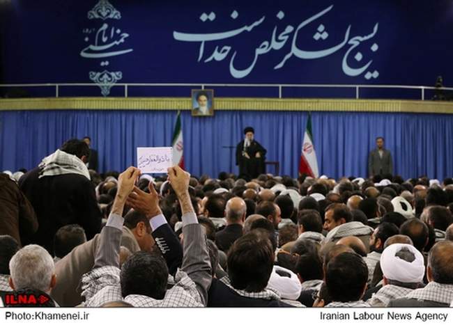 دیدار مجمع عالی بسیج مستضعفین با رهبر انقلاب