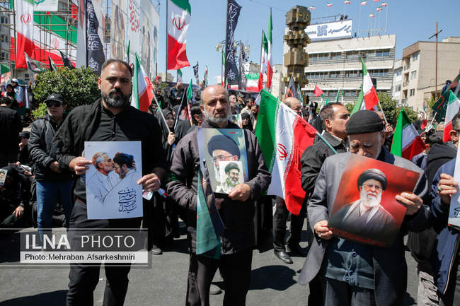 مراسم اربعین رهبر شهید انقلاب در تهران / 1