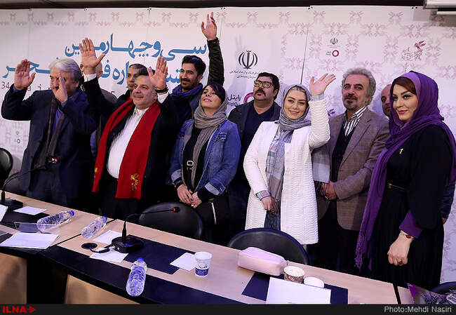 نشست خبری فیلم آبنبات چوبی به کارگردانی امان منطقی