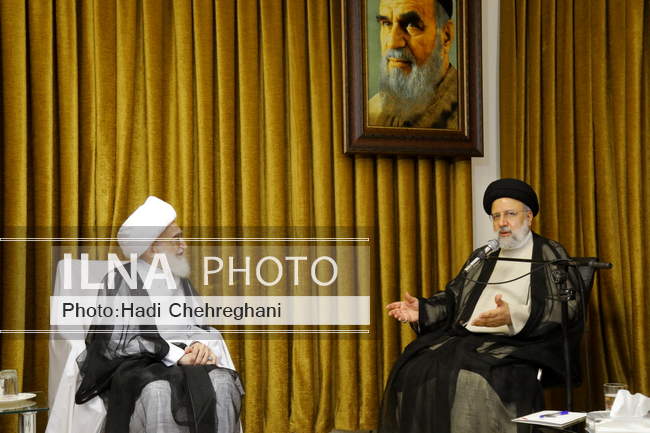 دیدار رئیس جمهور با جمعی از علما و اعضای جامعه مدرسین قم