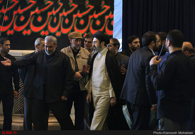 مراسم ترحیم پدر سردار سلیمانی