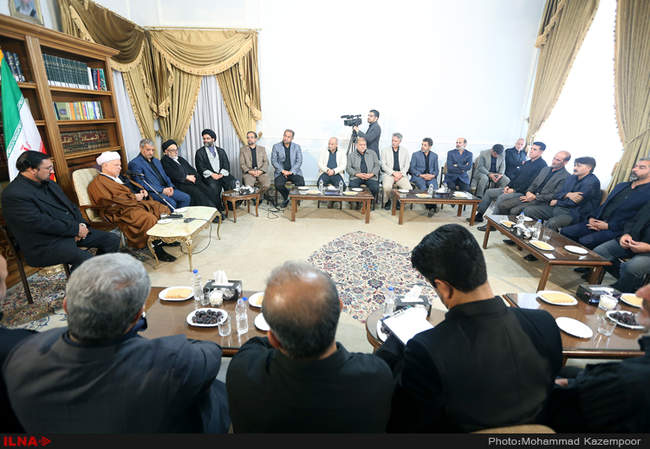 دیدار جمعی از جانبازان هشت سال دفاع مقدس دفتر مجمع تشخیص مصلحت نظام ب