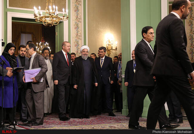 مراسم استقبال رسمی از رجب طیب اردوغان، رییس جمهور ترکیه