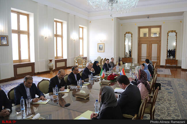 Zarif meets Dutch counterpart in Tehran