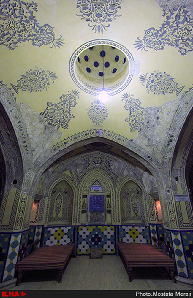 حمام سلطان امیر احمد از جاذبه های گردشگری شهر کاشان