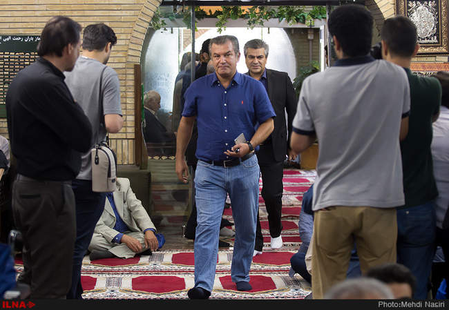 مراسم بزرگداشت داود رشیدی در مسجد بلال