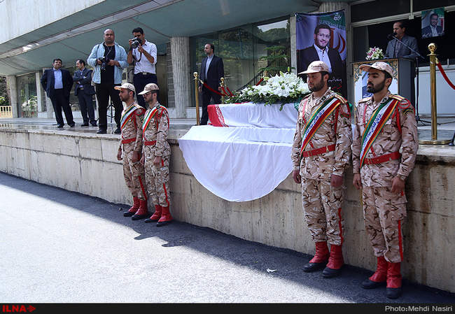 مراسم تشییع پیکر حسین زاده نماینده منتخب مراغه