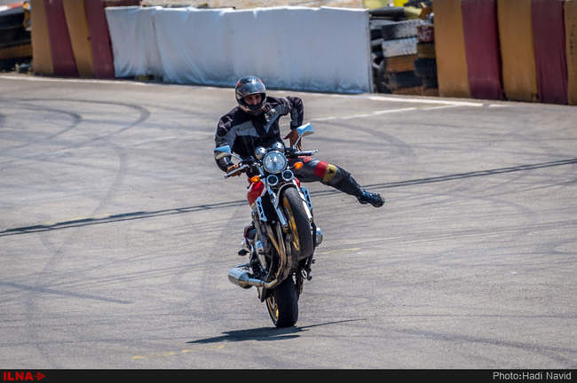 دور دوم مسابقات موتورسواری سرعت ایران