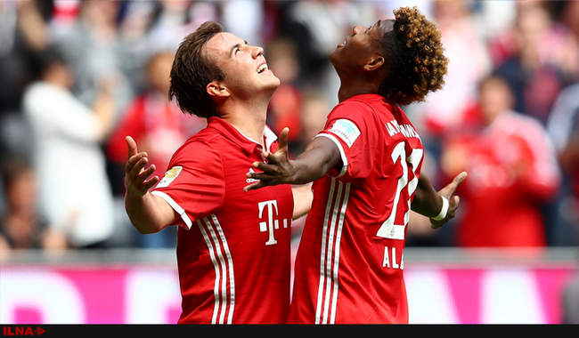 پیروزی پر گل بایرن مقابل هانوفر 