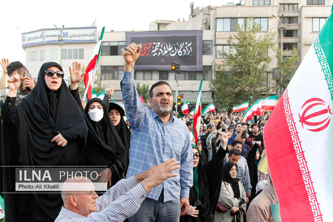 تجمع مردمی حمایت از عملیات «بشارت فتح»- تهران