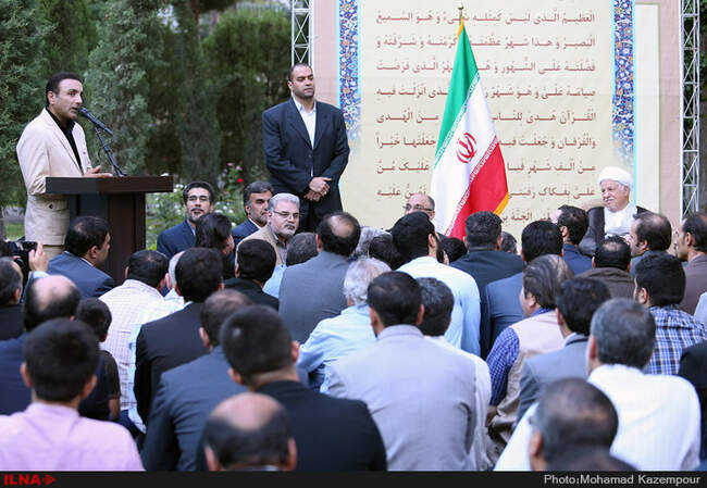 دیدار اصحاب فرهنگ، هنر و رسانه با آیت الله هاشمی رفسنجانی رئیس مجمع تشخیص مصلحت نظام