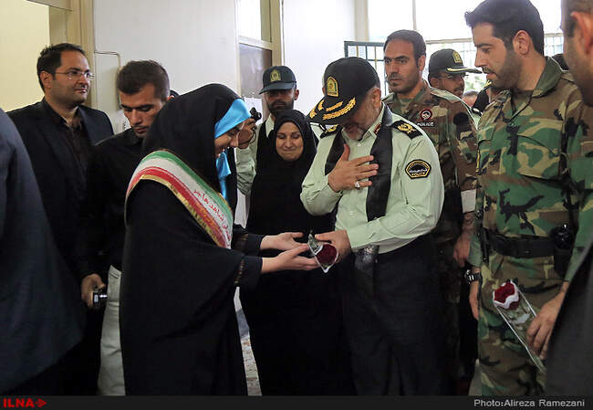 آیین بازگشایی مدارس با حضور سردار رحیمی