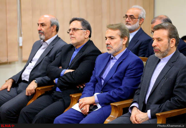 دیدار ‫رئیس جمهور و اعضای هیأت دولت با رهبر انقلاب