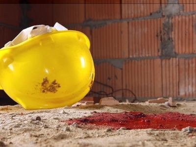 مرگ کارگر ساختمانی بر اثر سقوط از ارتفاع 