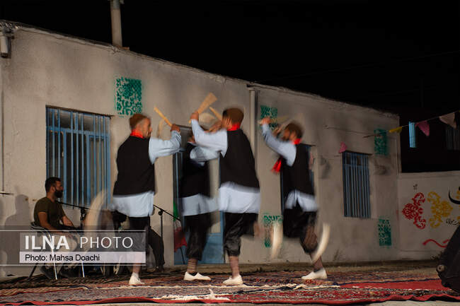 آیین سنتی رقص محلی در روستای کیذقان