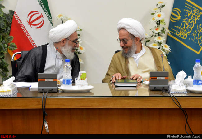 نشست خبری آیت الله مقتدایی رئیس هیئت امنای  انجمن حامیان توسعه حوزه ه