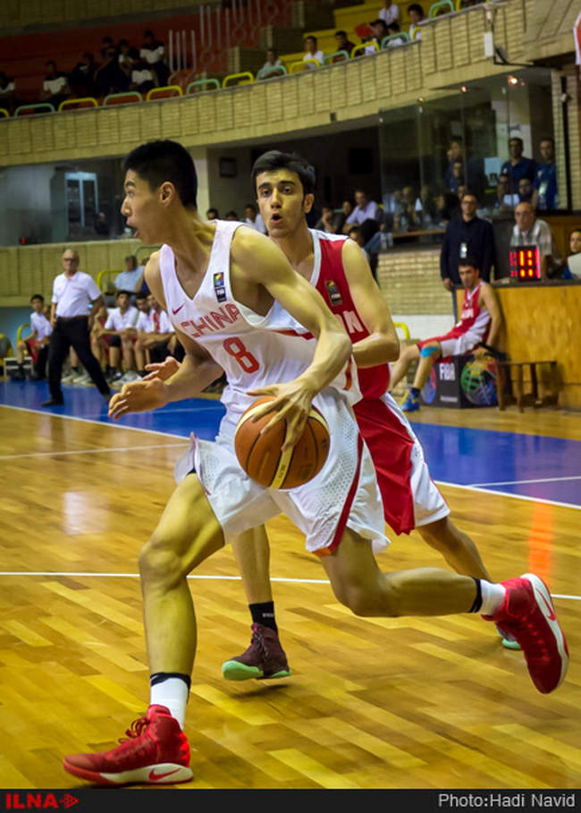 بیست و چهارمین دوره مسابقات قهرمانی بسکتبال جوانان آسیا: ایران - چین