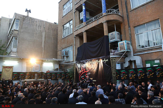 مراسم ششمین شب عزاداری حضرت اباعبدالله الحسین(ع)  در خانه کارگر