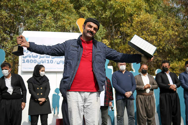 آیین اختتامیه پانزدهمین جشنواره تئاتر خیابانی مریوان