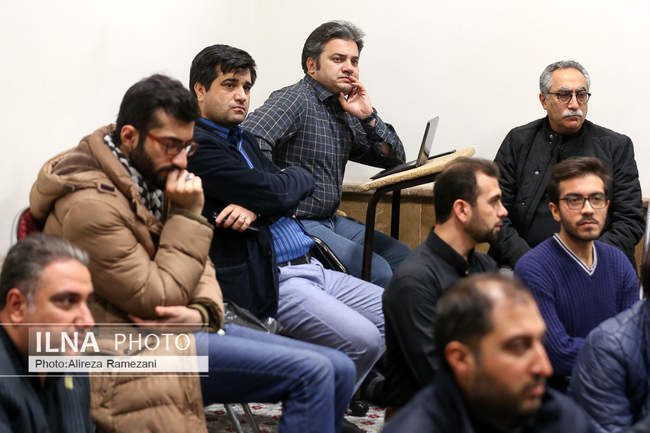 مراسم تجدید عهد هنرمندان با سردار شهید قاسم سلیمانی