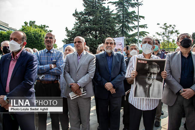 مراسم تشییع پیکر مرحوم نادر طالب زاده