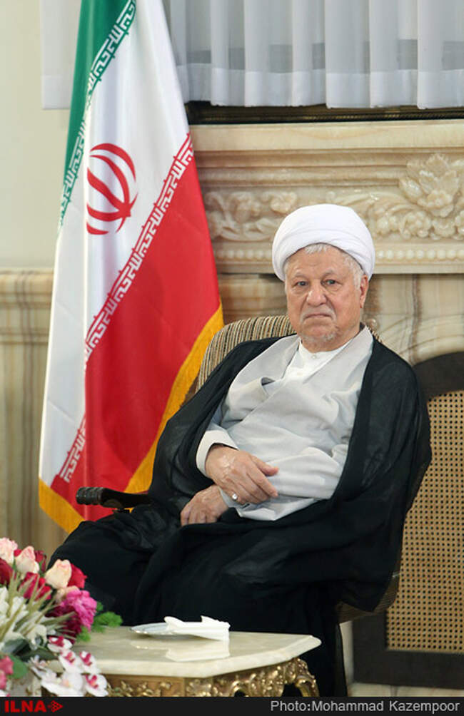 دیدار  اعضای سومین اجلاس بین‌المللی «تعامل هوشمند بازارهای پولی و سرمایه‌ در تجارت جهانی» با آیت‌الله هاشمی رفسنجانی