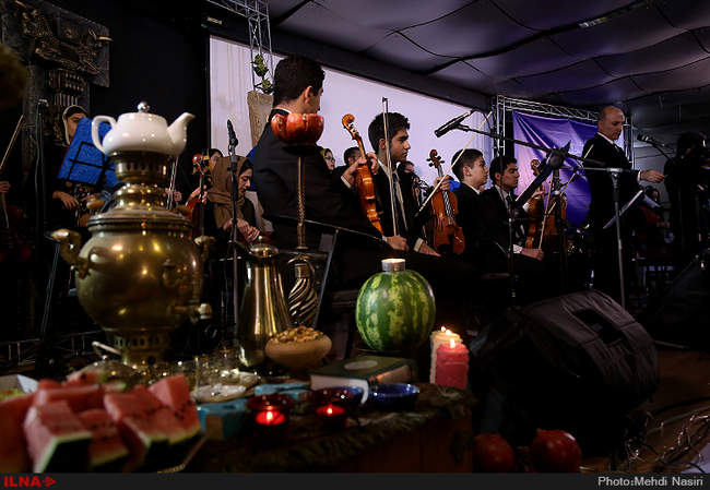 جشن شب یلدا در بوستان پردیسان