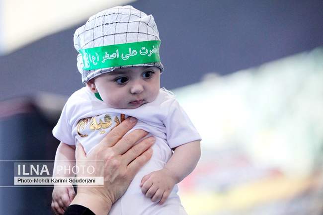  مراسم شیرخوارگان حسینی در شهر سودرجان
