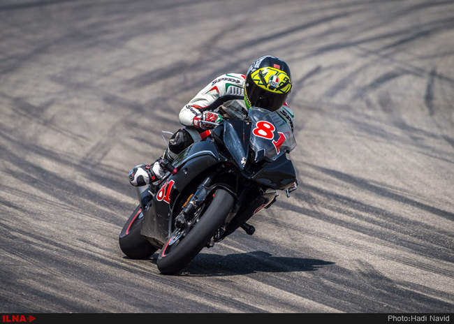 دور دوم مسابقات موتورسواری سرعت ایران