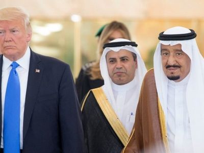دیدار ملک سلمان و دونالد ترامپ در ریاض