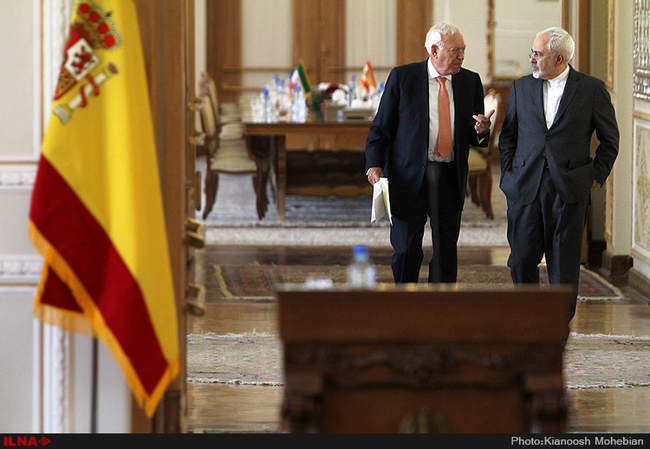 دیدار محمد جواد ظریف با وزیر خارجه اسپانیا