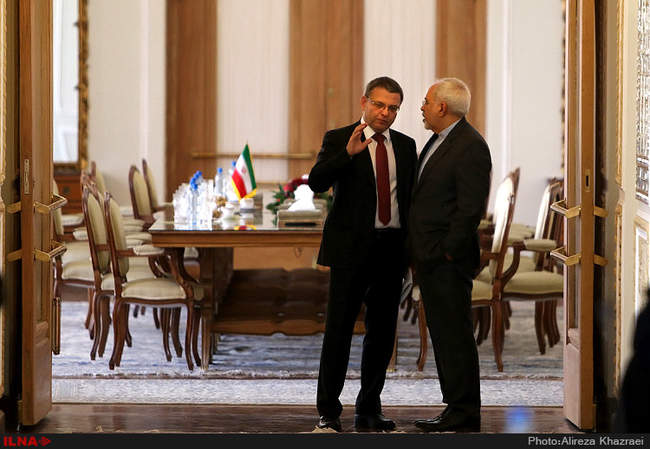 دیدار وزیر امور خارجه ایران و چک