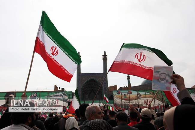 راهپیمایی 22 بهمن در اصفهان