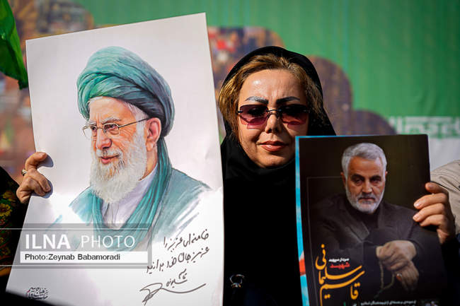 راهپیمایی محکومیت اقدامات تروریستی آمریکا و رژیم صهیونیستی علیه ملت