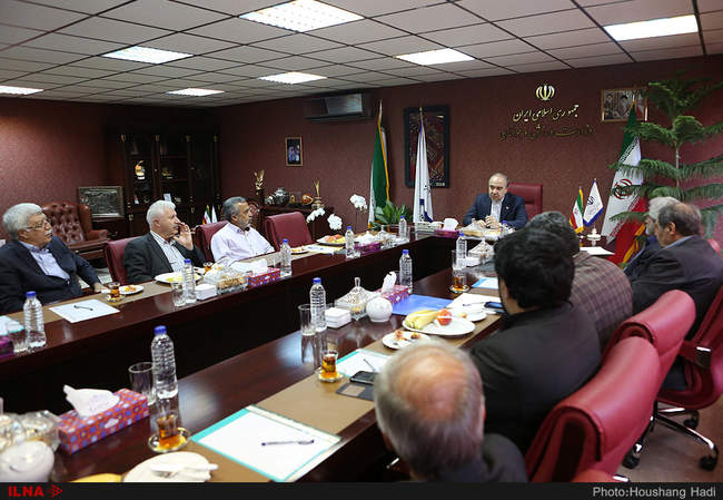 دیدار علیرضا محجوب دبیرکل خانه کارگر با وزرای دولت دوازدهم