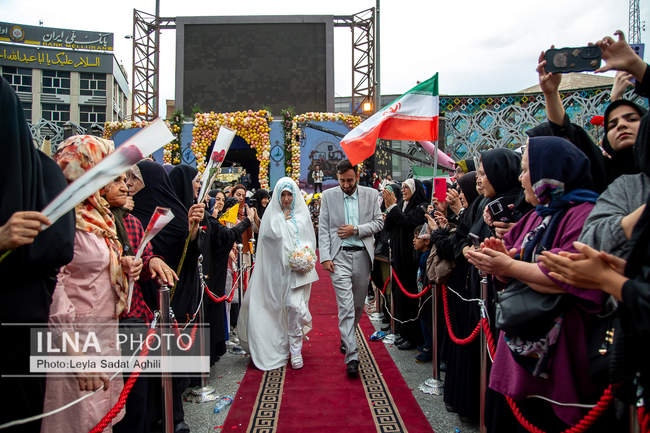 برگزاری جشن ازدواج ۱۰۰۰زوج جان فدا در تهران